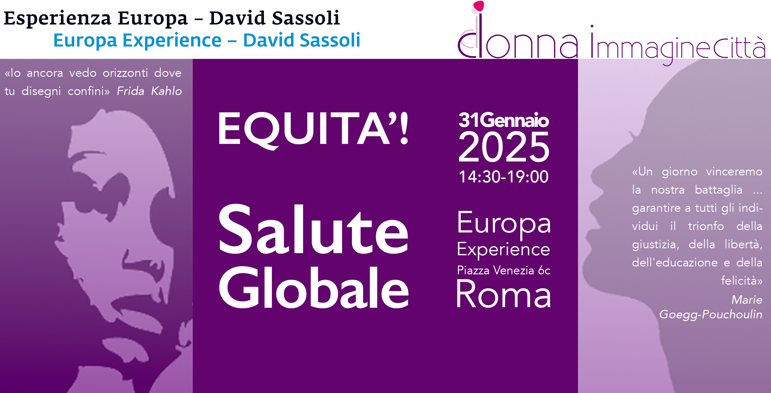 locandina Equità! Salute Globale